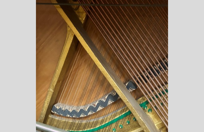 Samick Polished Red Mahogany Modern Upright Piano, Used - All Inclusive Premium Package (SN:794025) - Image 12